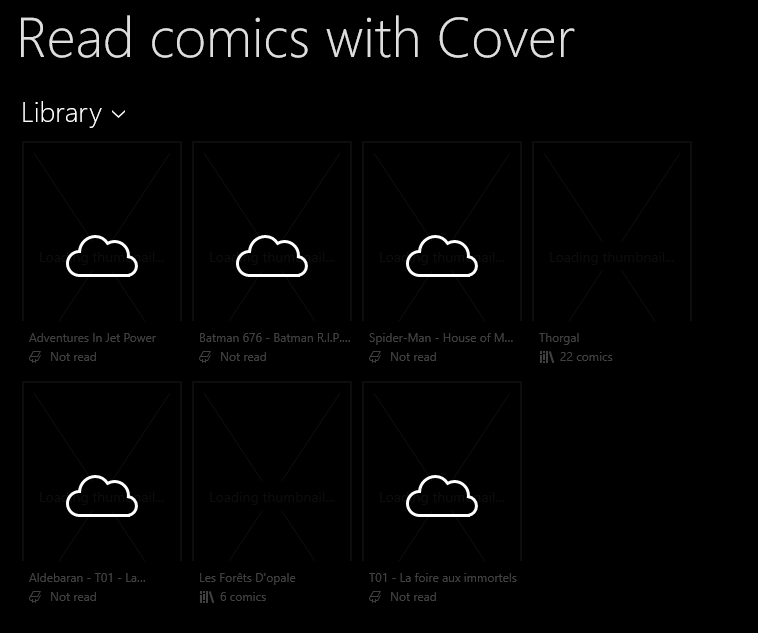 OneDrive folder in Cover